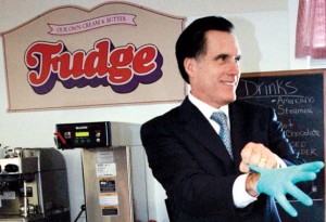 Mitt Romney Fudge and a Glove